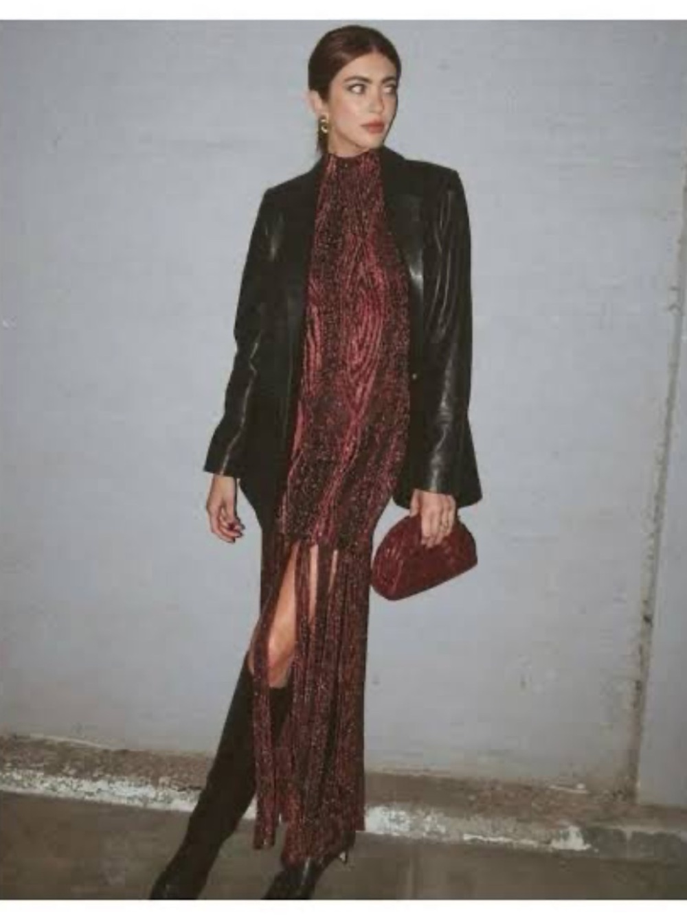 MISA LOS ANGELES | Josephine Dress in Pomegranate
